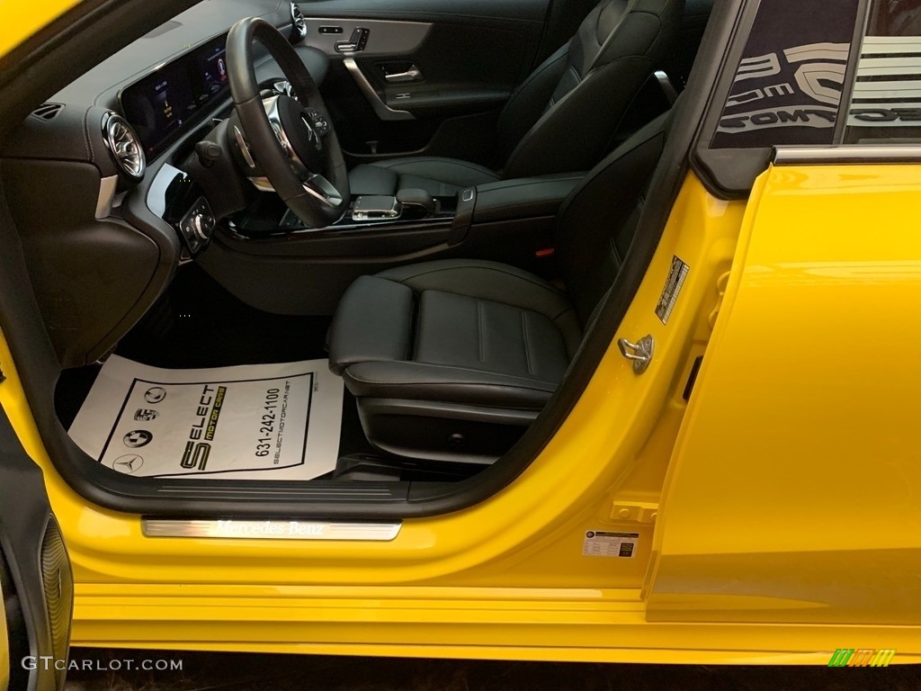 2020 CLA 250 Coupe - Sun Yellow / Black photo #10