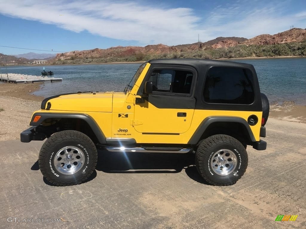 Solar Yellow Jeep Wrangler