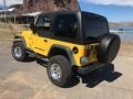 2004 Solar Yellow Jeep Wrangler X 4x4  photo #4