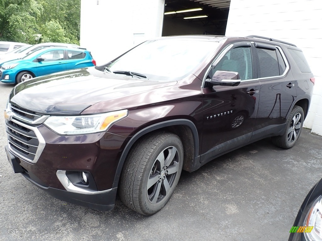 2020 Traverse LT AWD - Black Cherry Metallic / Jet Black photo #4