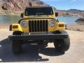 2004 Solar Yellow Jeep Wrangler X 4x4  photo #23