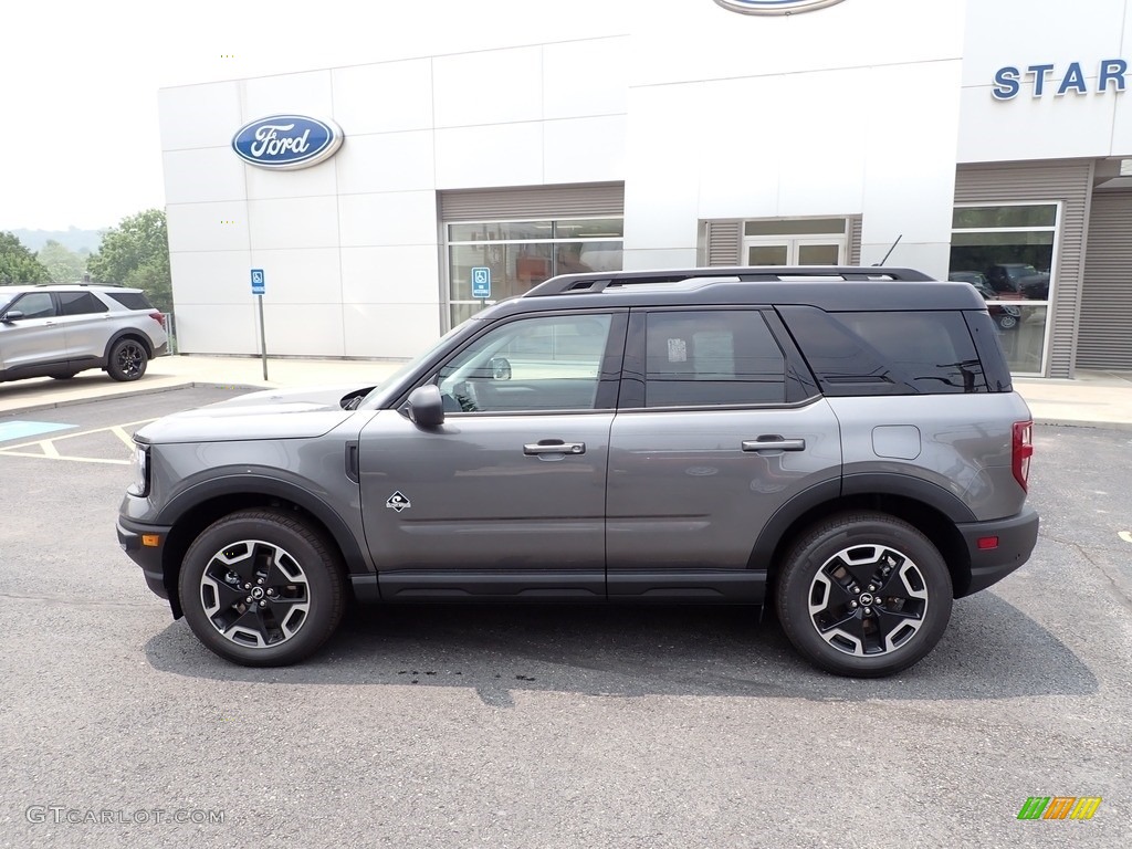 Carbonized Gray Metallic 2023 Ford Bronco Sport Outer Banks 4x4 Exterior Photo #146258169