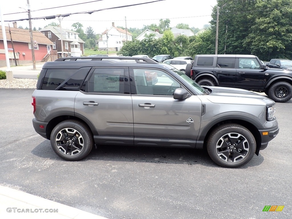 Carbonized Gray Metallic 2023 Ford Bronco Sport Outer Banks 4x4 Exterior Photo #146258235