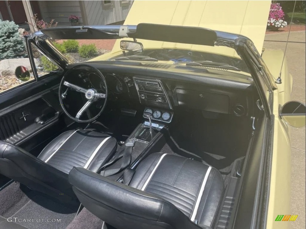 1967 Chevrolet Camaro Rally Sport Convertible Interior Color Photos