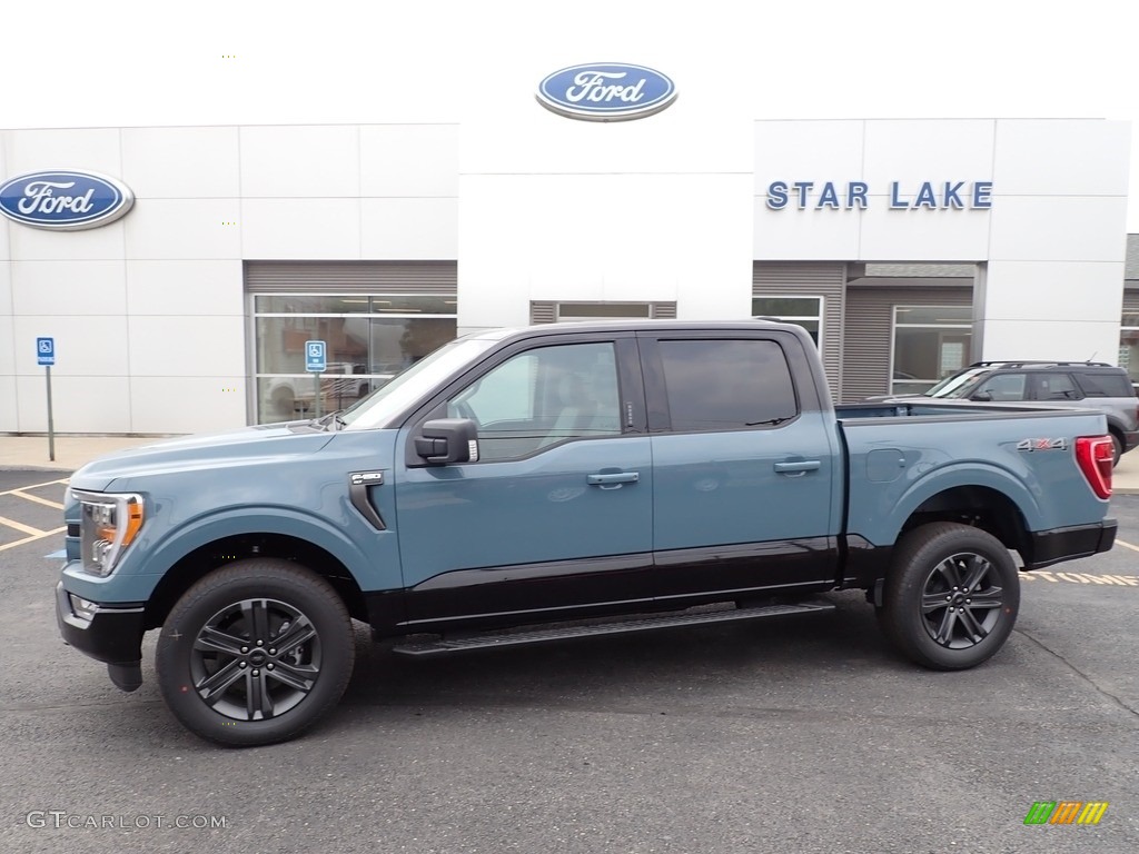 2023 F150 XLT SuperCrew 4x4 Heritage Edition - Area 51 Blue / Black photo #1