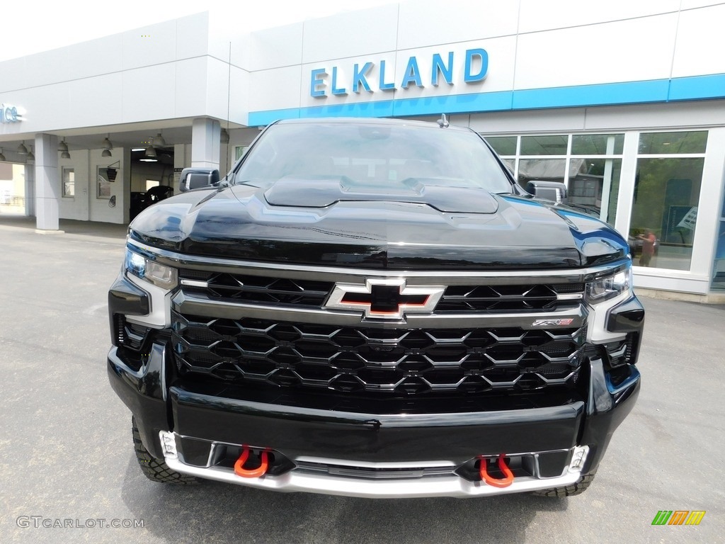 2023 Silverado 1500 ZR2 Crew Cab 4x4 - Black / Jet Black/Graystone photo #4