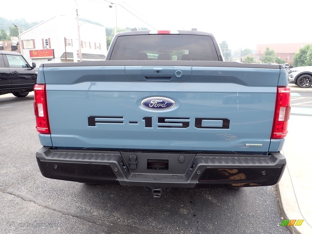 Area 51 Blue 2023 Ford F150 XLT SuperCrew 4x4 Heritage Edition Exterior Photo #146258526