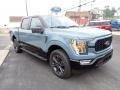Area 51 Blue 2023 Ford F150 XLT SuperCrew 4x4 Heritage Edition Exterior