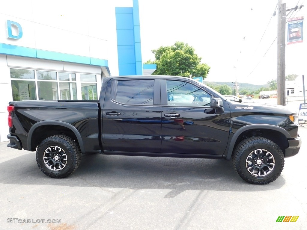 Black 2023 Chevrolet Silverado 1500 ZR2 Crew Cab 4x4 Exterior Photo #146258583