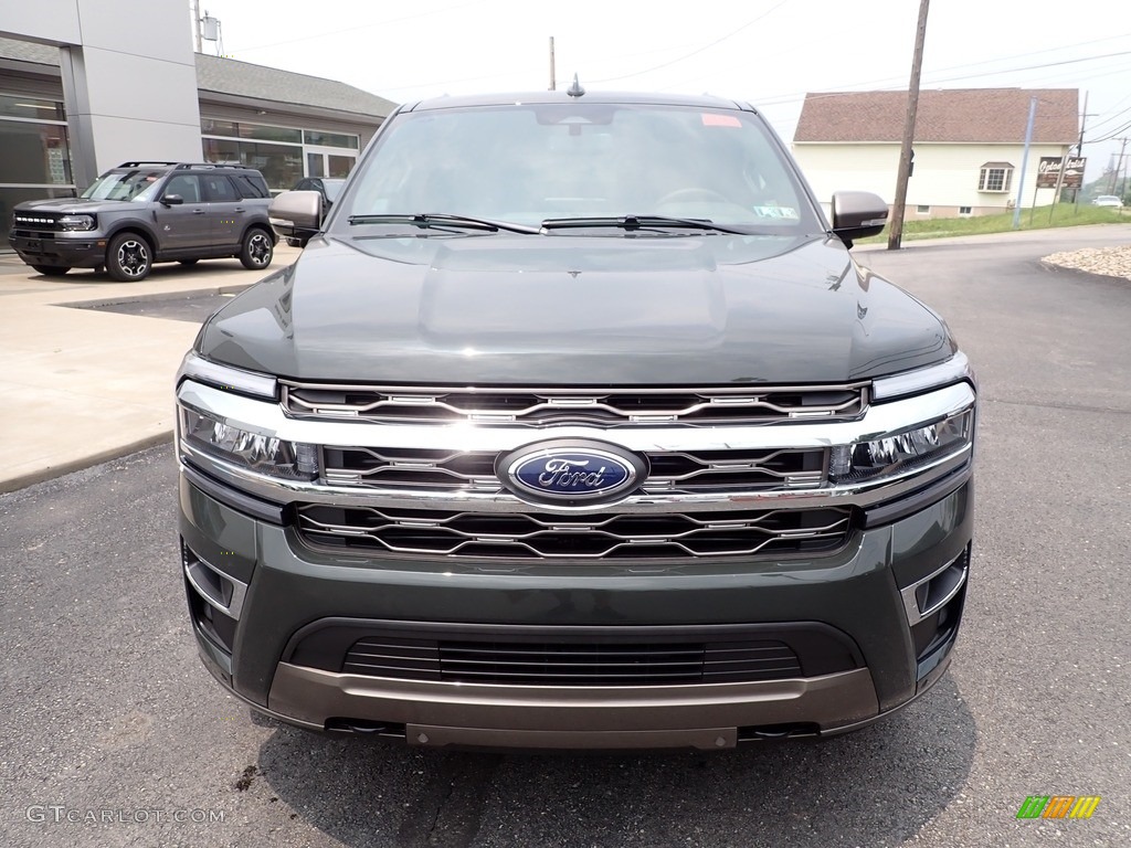 2023 Expedition King Ranch 4x4 - Forged Green Metallic / King Ranch Java photo #8