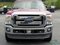 2015 Ruby Red Ford F250 Super Duty Lariat Crew Cab 4x4  photo #8