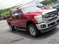 2015 Ruby Red Ford F250 Super Duty Lariat Crew Cab 4x4  photo #25