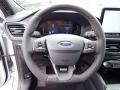 Ebony 2023 Ford Escape ST-Line AWD Steering Wheel