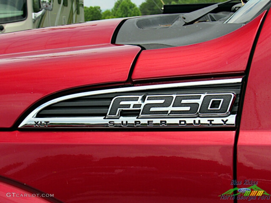 2015 F250 Super Duty Lariat Crew Cab 4x4 - Ruby Red / Adobe photo #28