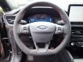 Ebony 2023 Ford Escape ST-Line Elite AWD Steering Wheel