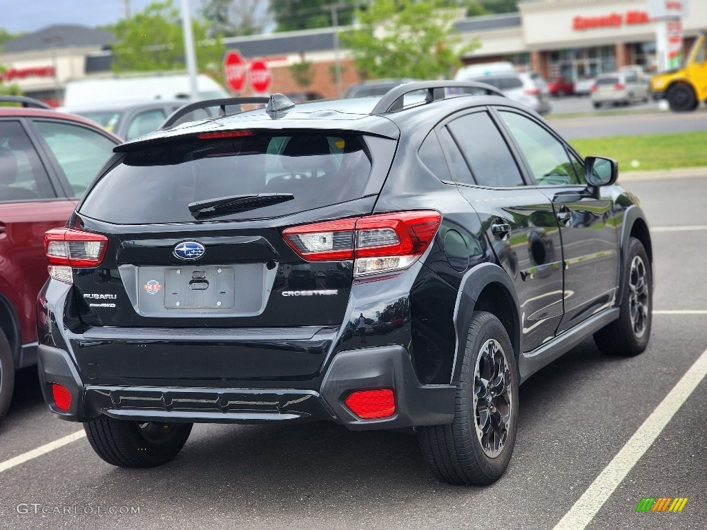 2021 Crosstrek Premium - Crystal Black Silica / Black photo #3