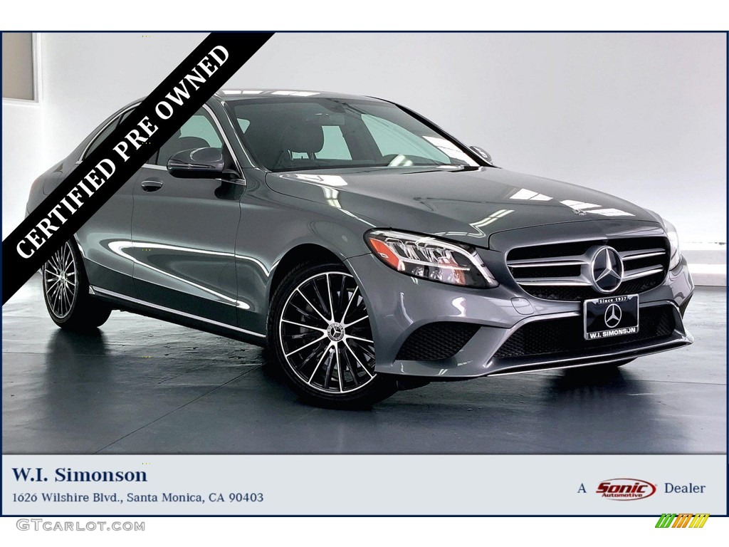 2019 C 300 Sedan - Selenite Grey Metallic / Black photo #1