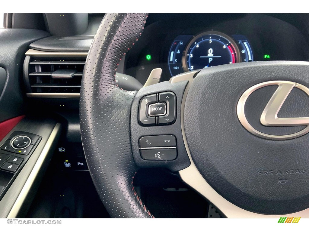 2019 Lexus IS 300 Rioja Red Steering Wheel Photo #146260316