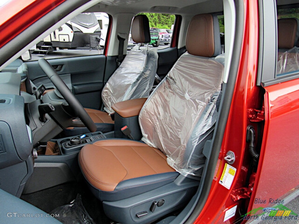 2023 Maverick Lariat - Hot Pepper Red Metallic / Desert Brown photo #10