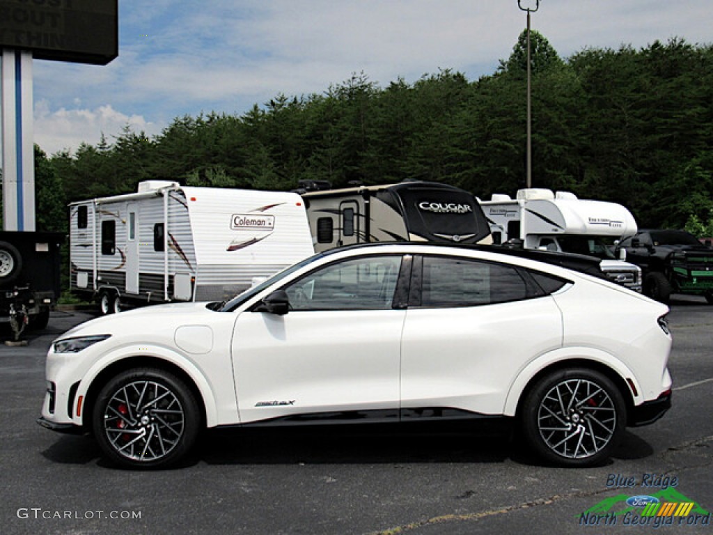 Star White Metallic Tri-Coat 2023 Ford Mustang Mach-E GT eAWD Exterior Photo #146260764