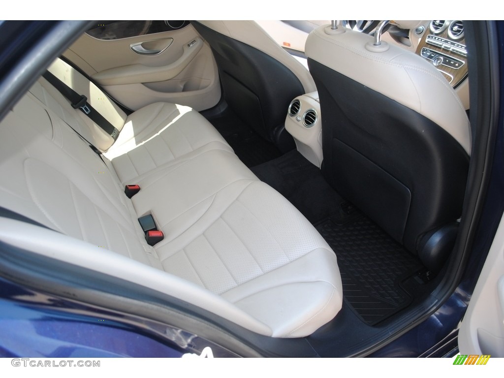 2016 C 300 Sedan - Lunar Blue Metallic / Silk Beige/Black photo #25