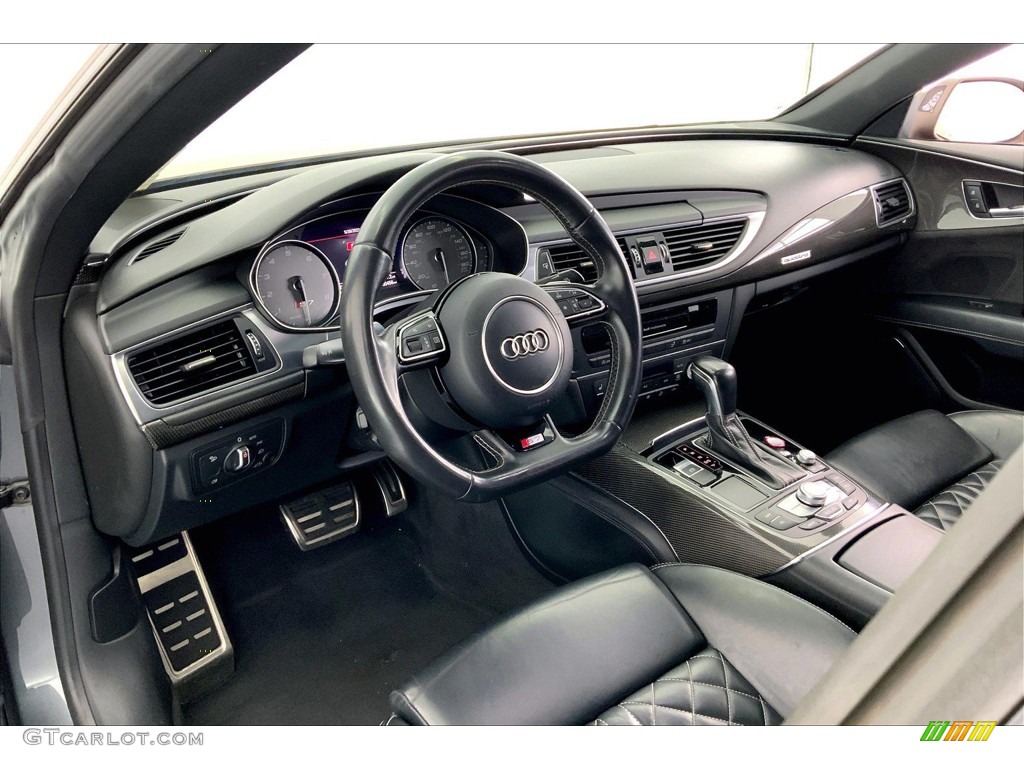 Black Interior 2017 Audi S7 Premium Plus quattro Photo #146260866
