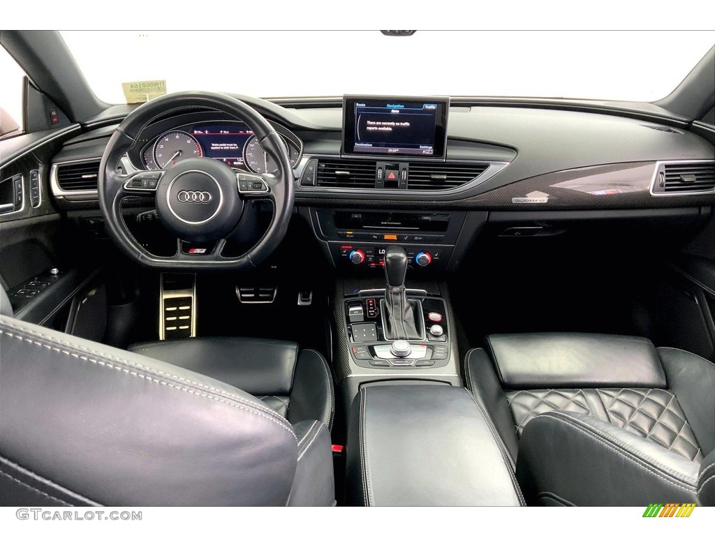 Black Interior 2017 Audi S7 Premium Plus quattro Photo #146260875