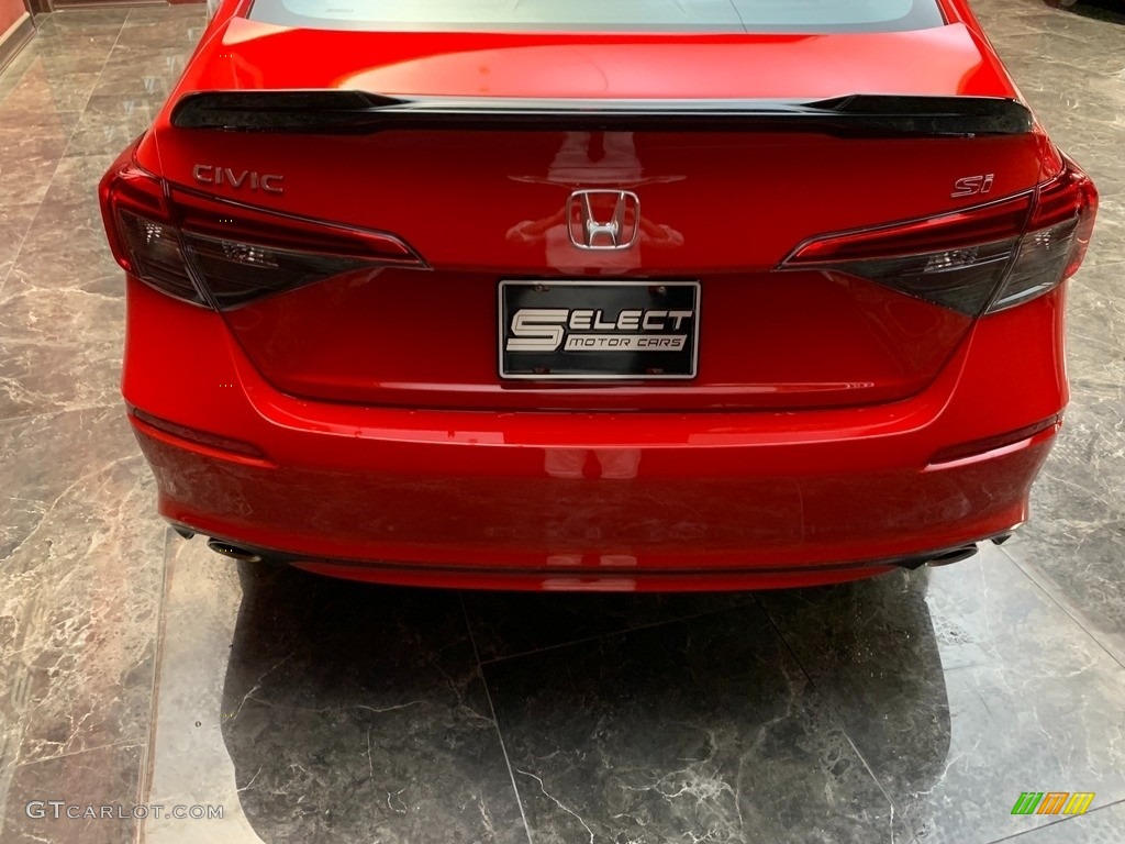 2023 Civic Si Sedan - Rallye Red / Black/Red photo #4