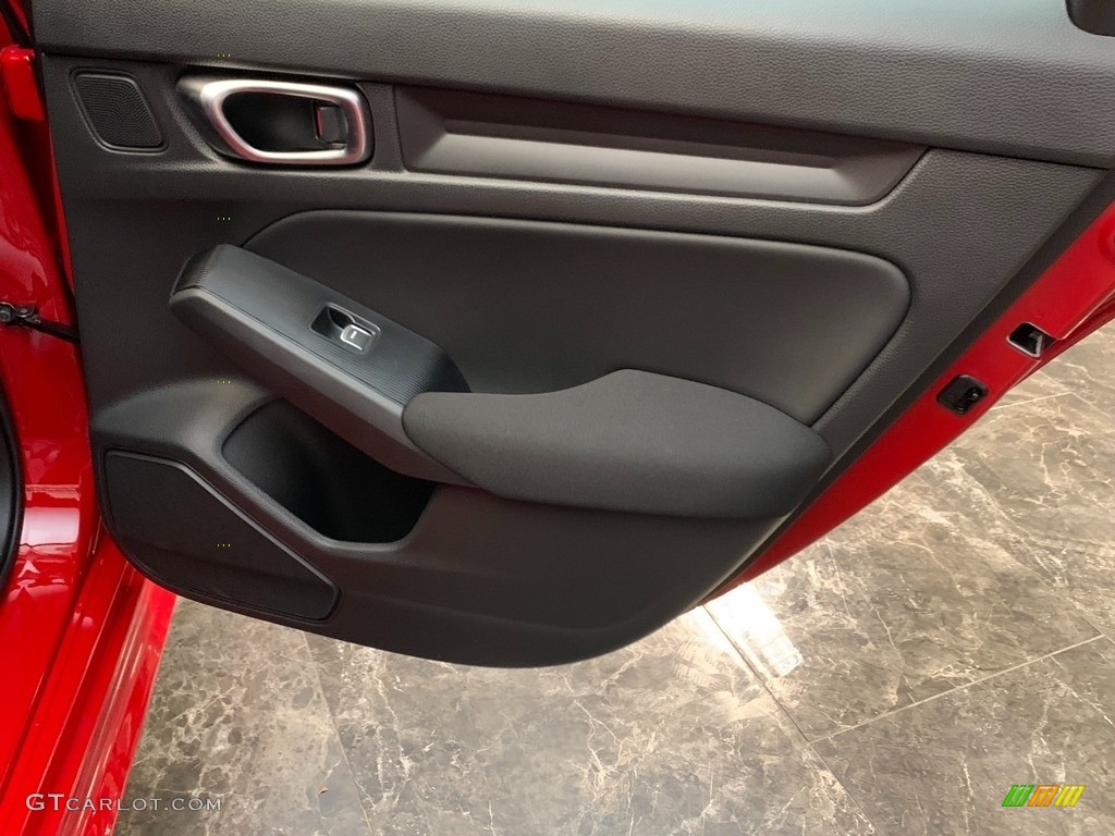 2023 Honda Civic Si Sedan Black/Red Door Panel Photo #146262011