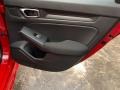 Black/Red 2023 Honda Civic Si Sedan Door Panel