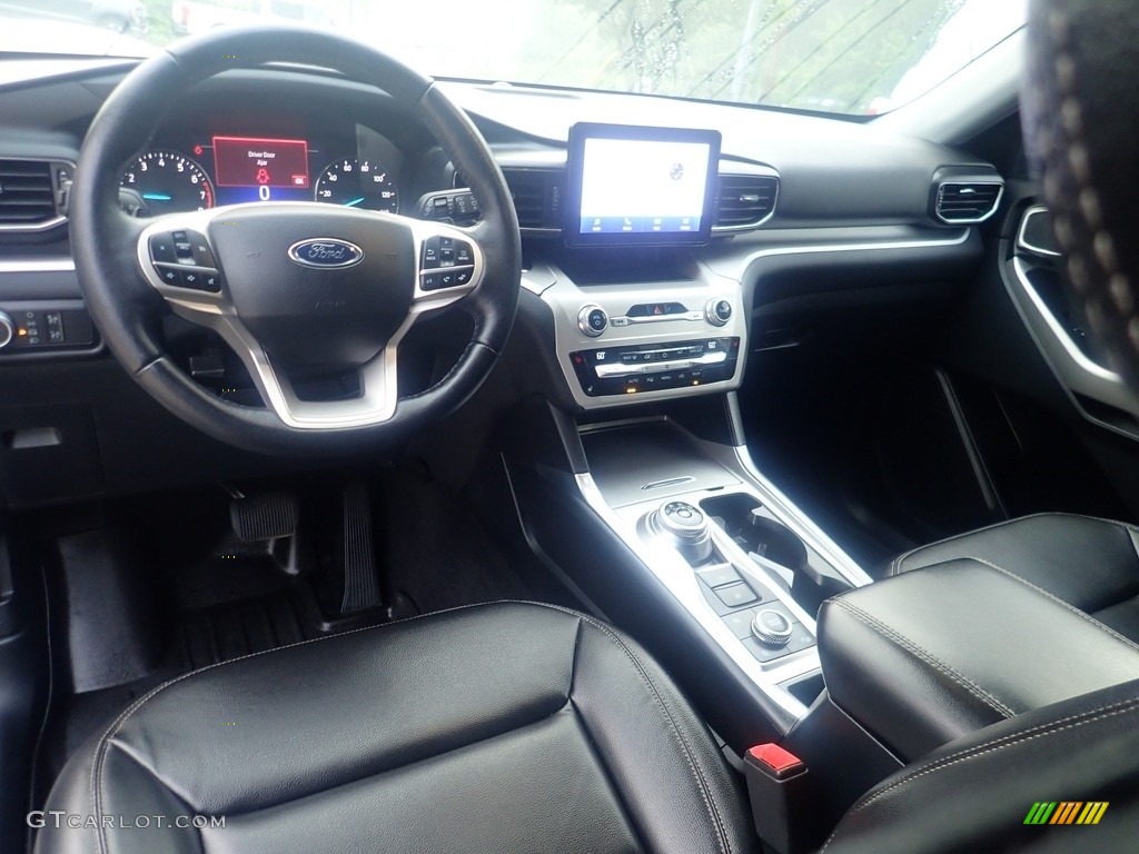 Ebony Interior 2020 Ford Explorer XLT 4WD Photo #146262050