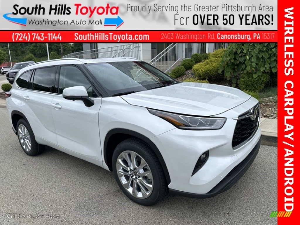 Wind Chill Pearl Toyota Highlander