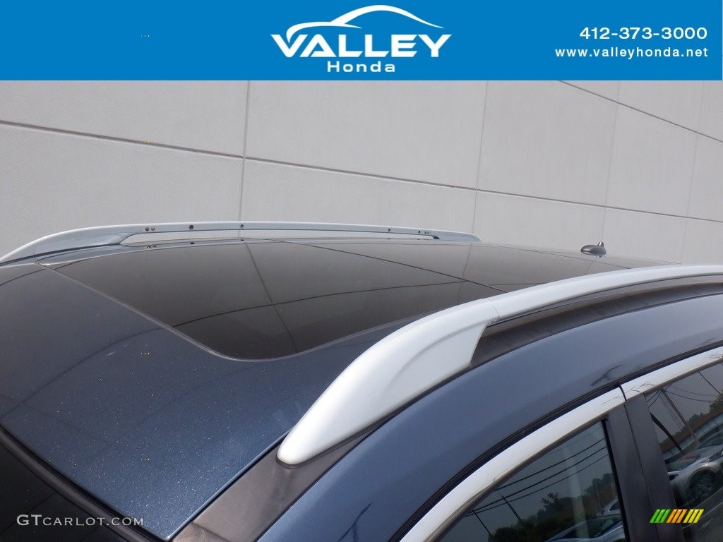 2015 Rogue SV AWD - Arctic Blue Metallic / Charcoal photo #4
