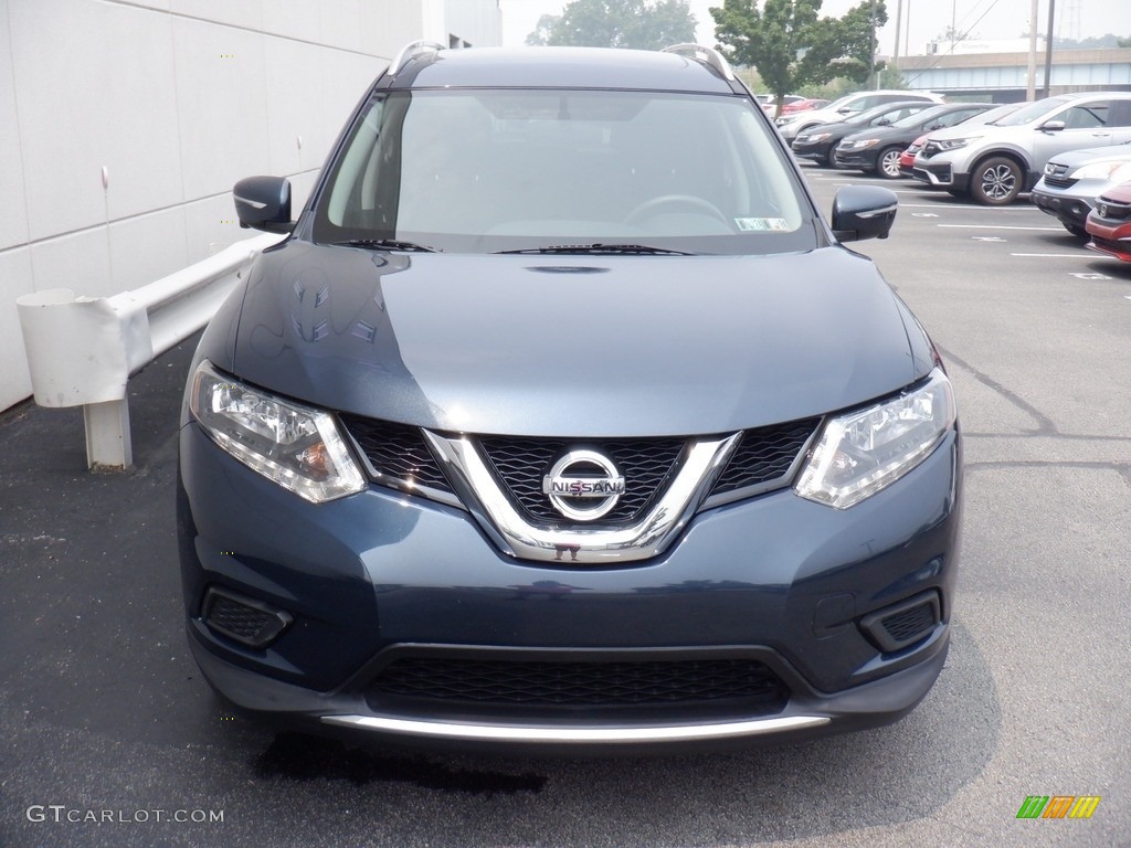 2015 Rogue SV AWD - Arctic Blue Metallic / Charcoal photo #6
