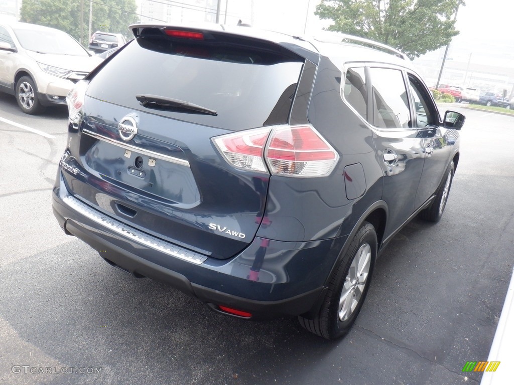 2015 Rogue SV AWD - Arctic Blue Metallic / Charcoal photo #7