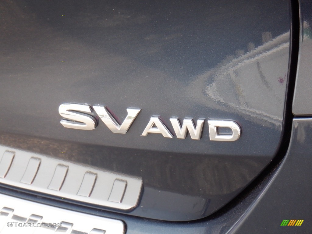 2015 Rogue SV AWD - Arctic Blue Metallic / Charcoal photo #8