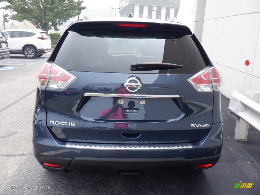 2015 Rogue SV AWD - Arctic Blue Metallic / Charcoal photo #9