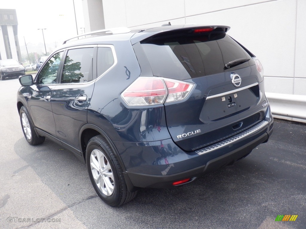 2015 Rogue SV AWD - Arctic Blue Metallic / Charcoal photo #10