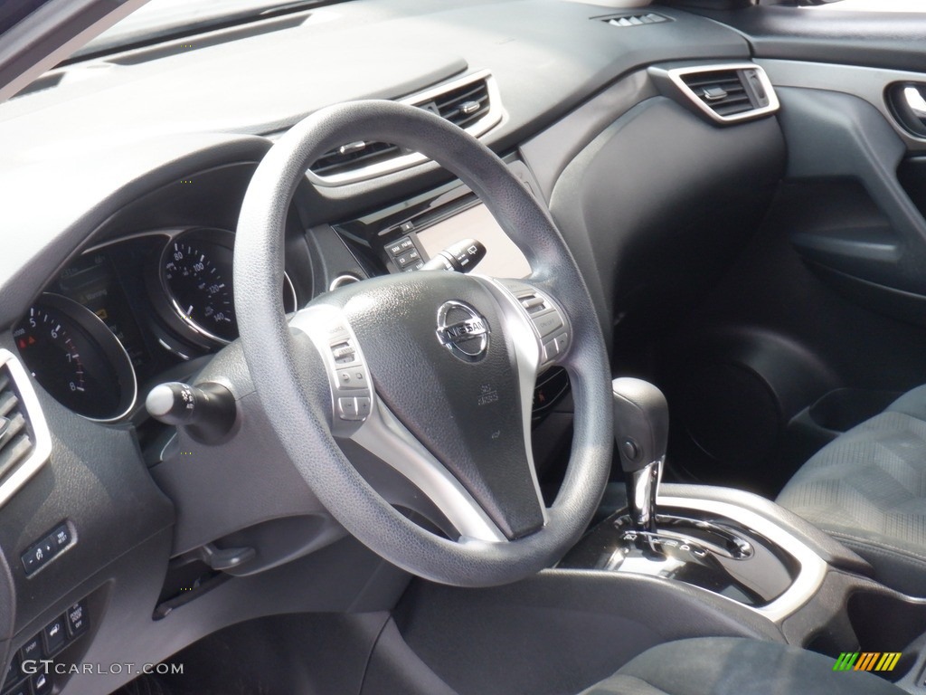 2015 Rogue SV AWD - Arctic Blue Metallic / Charcoal photo #12
