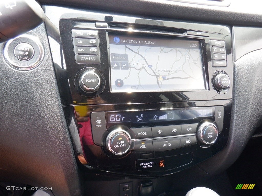 2015 Rogue SV AWD - Arctic Blue Metallic / Charcoal photo #19