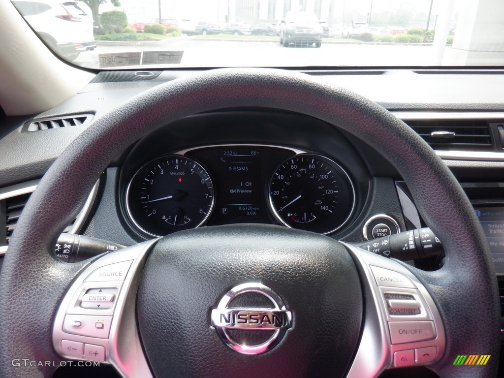 2015 Rogue SV AWD - Arctic Blue Metallic / Charcoal photo #26