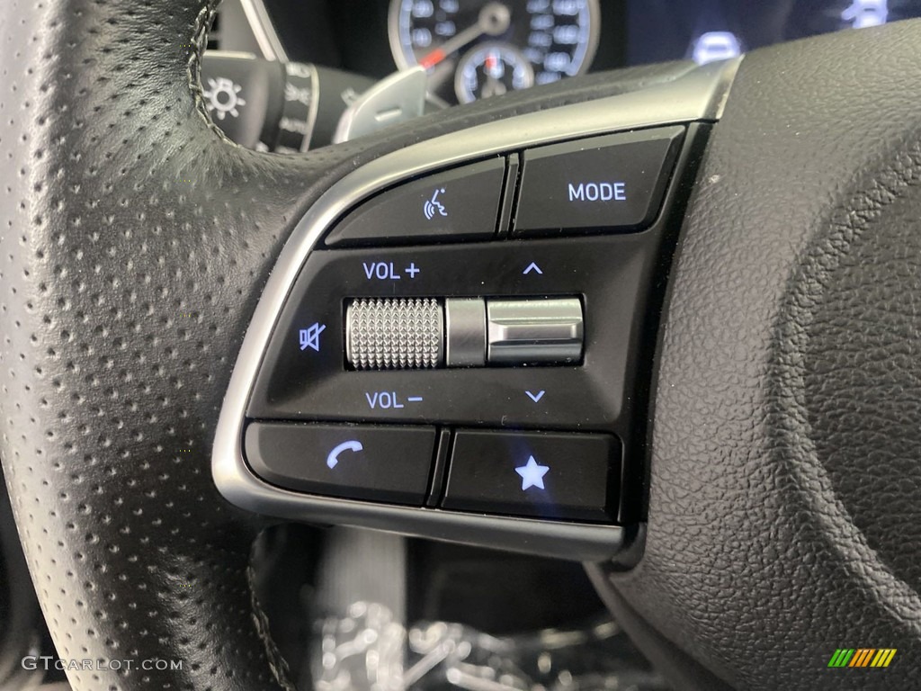 2022 Genesis G70 2.0T Black Steering Wheel Photo #146264024