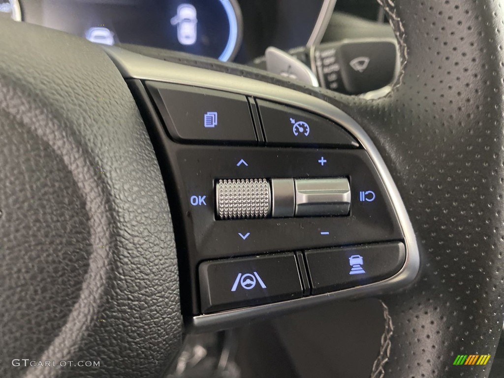 2022 Genesis G70 2.0T Black Steering Wheel Photo #146264045