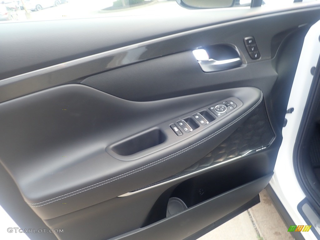 2023 Hyundai Santa Fe Hybrid Limited AWD Plug-In Hybrid Black Door Panel Photo #146264366