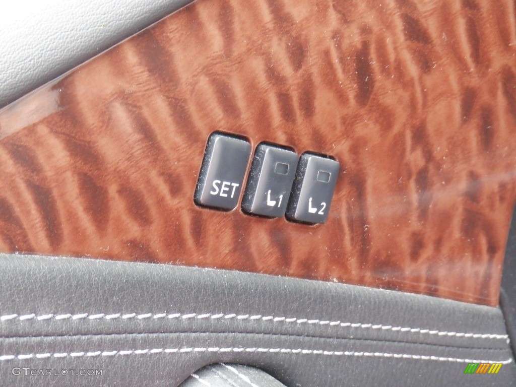 2019 Nissan Armada Platinum 4x4 Charcoal Door Panel Photo #146264375