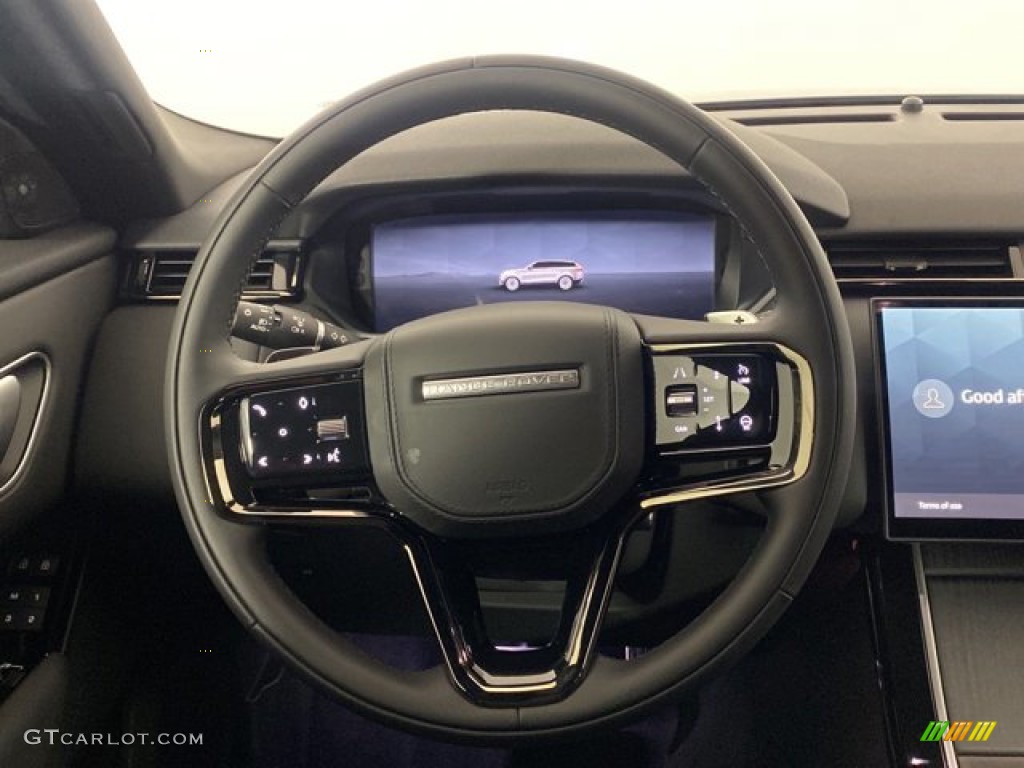 2024 Land Rover Range Rover Velar Dynamic HSE Ebony Steering Wheel Photo #146264519