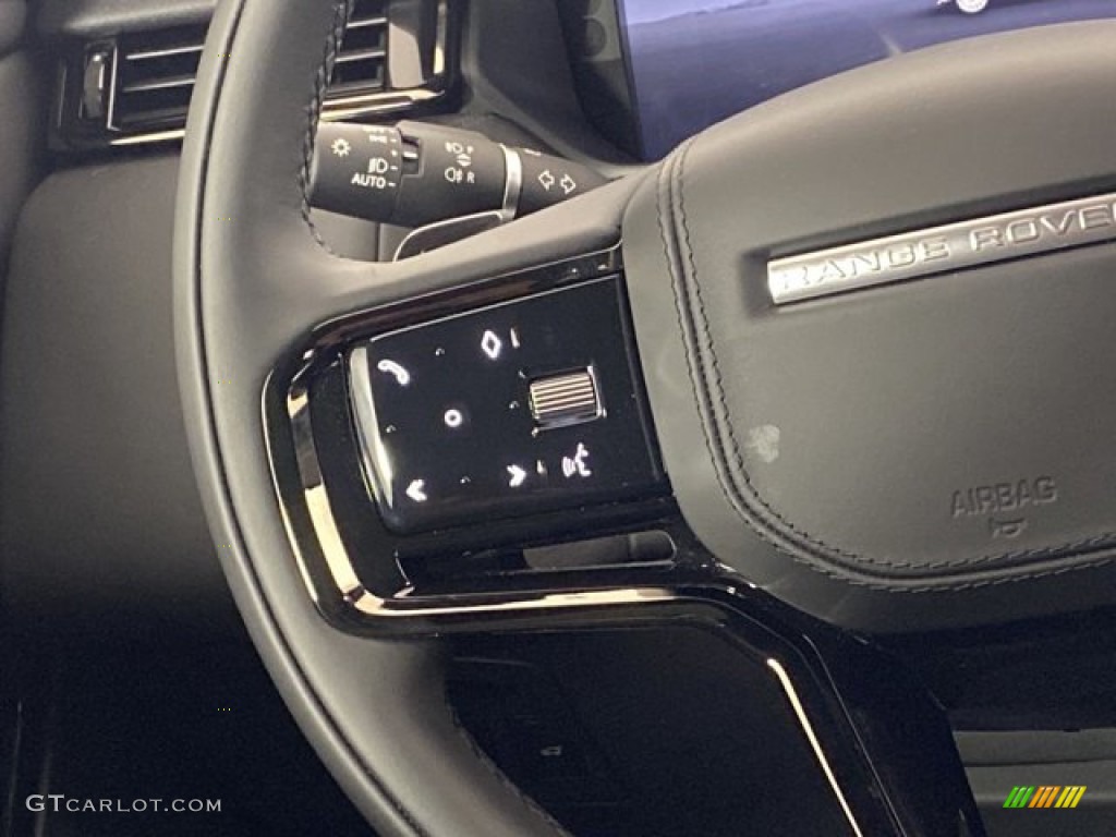 2024 Land Rover Range Rover Velar Dynamic HSE Ebony Steering Wheel Photo #146264534