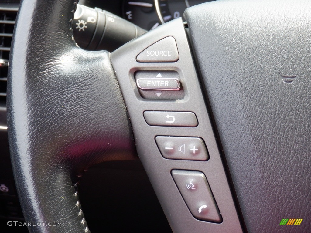 2019 Nissan Armada Platinum 4x4 Charcoal Steering Wheel Photo #146264633