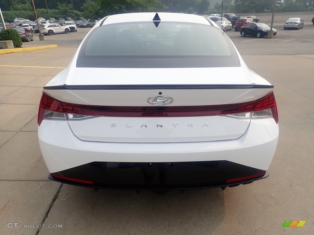 2023 Elantra N-Line - Lunar White / Black photo #3