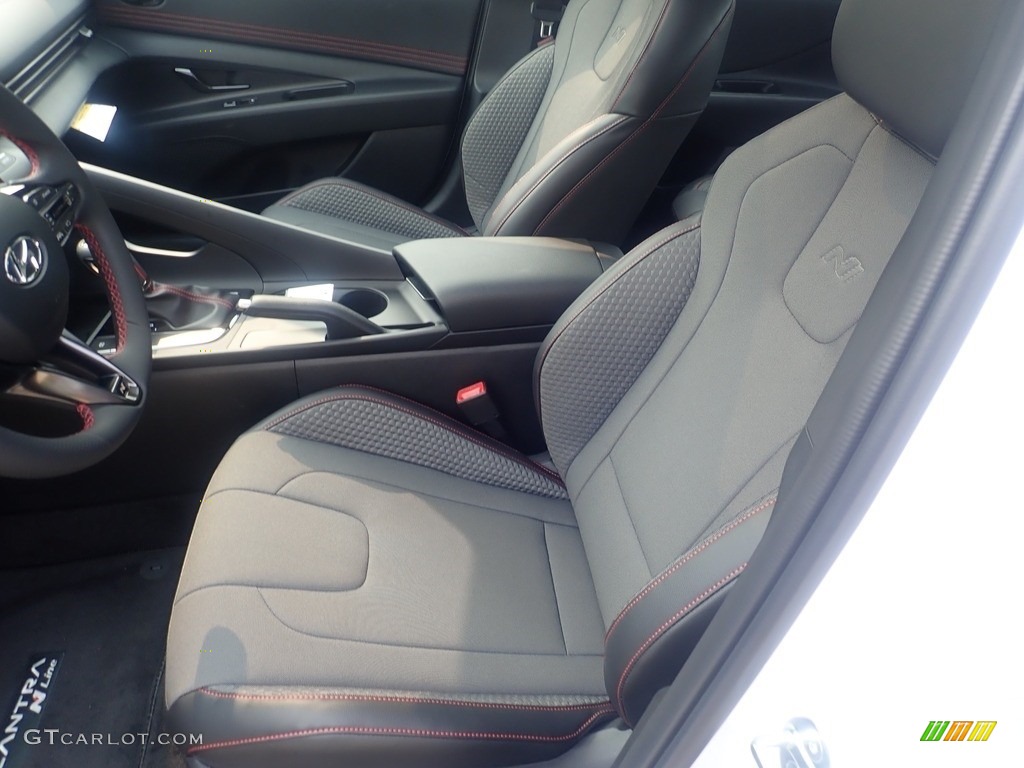2023 Elantra N-Line - Lunar White / Black photo #11